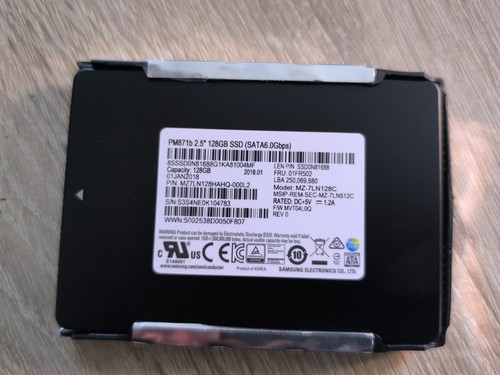 Samsung PM871b 128GB SSD 2.5" SATA 6Gb/s MZ-7LN128C – Top Zustand