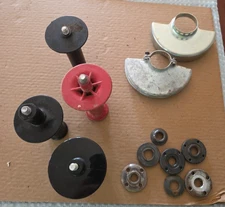 Angle Grinder lot Side Handle Grinder Replacement flange nut guard parts Lot
