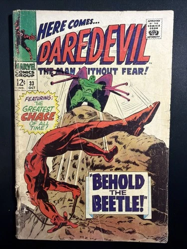 Daredevil #33 1967 Silver Age 1st Print Vintage Marvel Comics Fair *A3