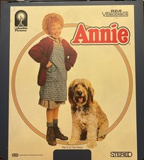 RCA Videodiscs Annie Movie CED Capacitance Electronic Disc System 2-Disc Set