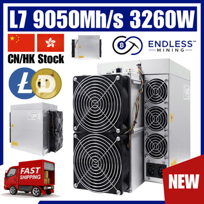 Bitmain Antminer L7 9050Mh/s 3260W   AC Input Voltage 200~240V | Endless Mining