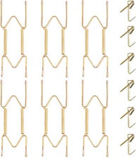 Bilillo 6 Pack Plate Hangers for the Wall, Suitable for 6-8 Inch Decorative 