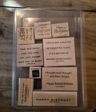 Vintage BRAND NEW Stampin Up It's Your Birthday Set Of 9