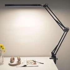 LED Architect Desk Lamp, Touch Control Metal Swing Arm Dimmable Task Lamp, Ey...