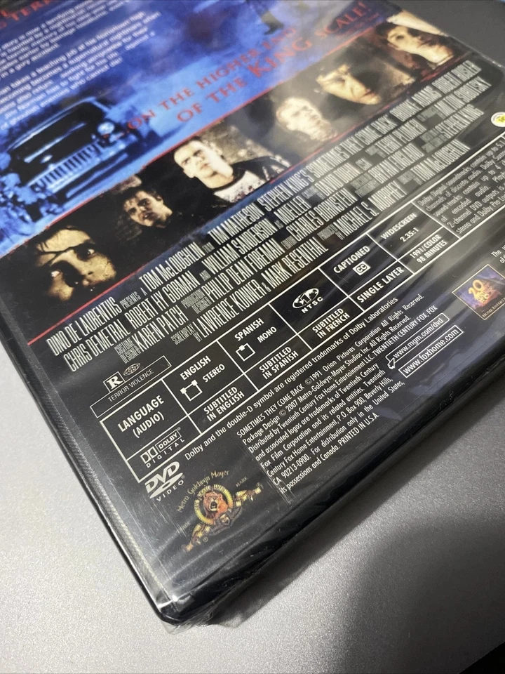 Sometimes They Come Back (DVD) Stephen King Horror OOP - Brand New & Sealed - Image 3 of 4