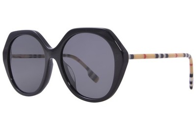 Burberry Vanessa BE4375F 38538G Sunglasses Women's Black/Grey Gradient 57mm