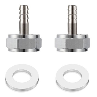 MRbrew Keg Coupler Barb Connector, Homebrew Kegerator Sankey Couplers O.D 1/4...