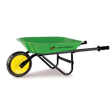 TOMY John Deere 34x16x11 Kids Steel Wheel Barrow