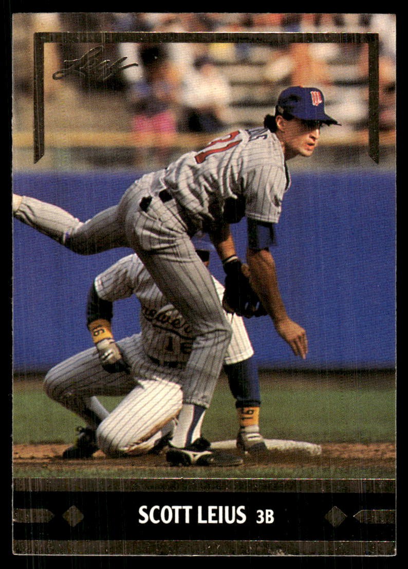 Scott Leius 1991 Leaf #265 Twins FREE SHIPPING StackedPacks