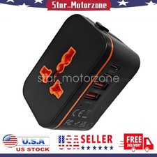 International Universal Travel Adapter 4 USB Charge Ports Converter Plug Charger