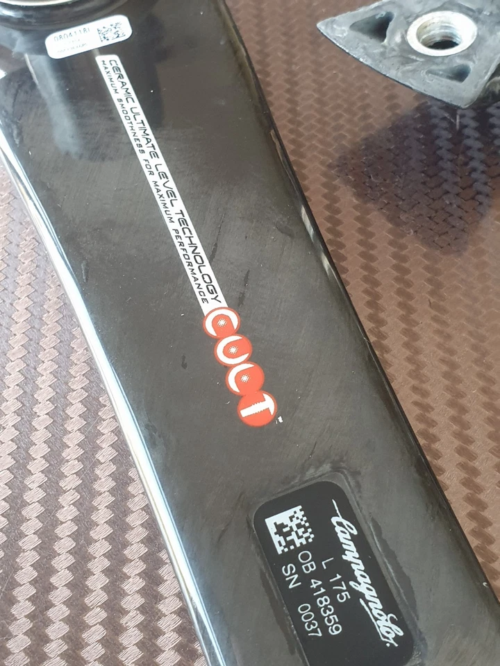 Brazos de manivela Campagnolo Super Record 11s carbono titanio 175 mm Ultra Torque 2015- Foto 4 de 4