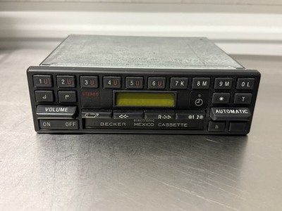 Mercedes W126 R107 Becker Mexico AM FM Cassette Radio Electronic 628 BE628