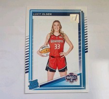2025 Panini Donruss WNBA - Rated Rookie Lucy Olsen #97 Iowa Hawkeyes Mystics