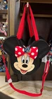 Disney Parks 2026 WDW Minnie Mouse Bow Mini Face Tote Crossbody Shoulder Bag NEW