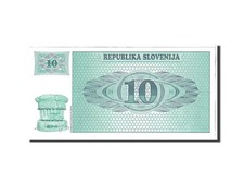 Geldschein, Slowenien, 10 (Tolarjev), 1990, KM:4a, UNZ-