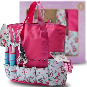 Gardening Tools for Women – Garden Tool Set, 5 Piece Gardening Kit with Garden B