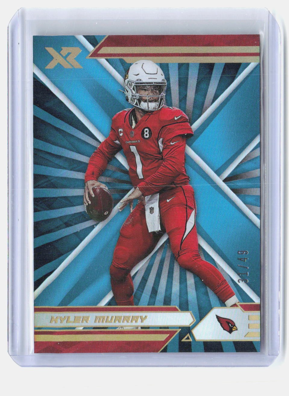 2021 Panini XR #2 Kyler Murray Teal #/49