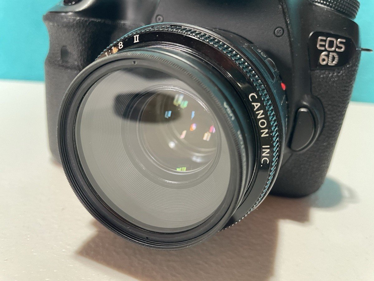 Canon EOS 6D DSLR Camera Black with EF 50mm Lens | eBay