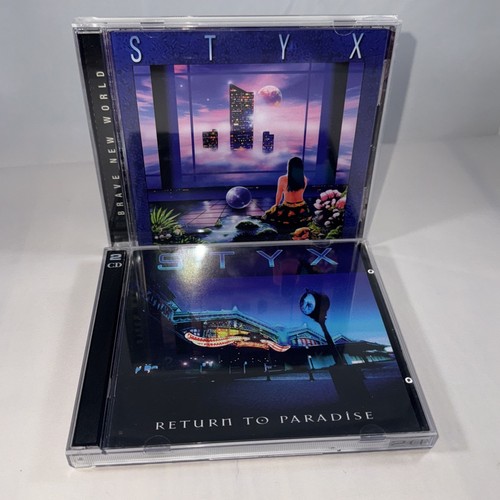 Styx CD Lot: Brave New World / Return To Paradise