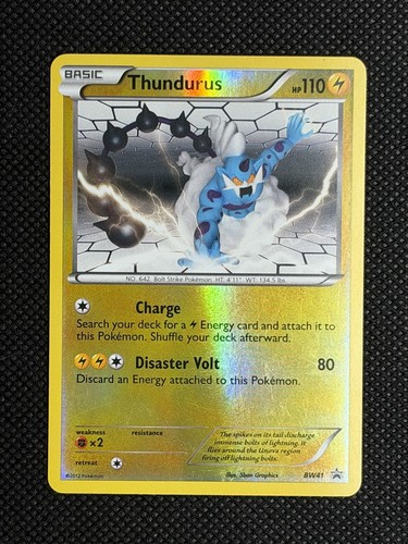 Thundurus - BW41 Black and White Promos #BW41 (2011) Promo Holo NM