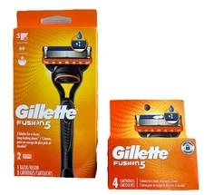 Gillette Fusion 5 Razor Set Includes 1 Razor and 6 Refill Cartridges New In Box