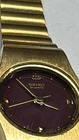 Ladies GT VINTAGE Seiko 2y01-0130 Burgundy dial Runs (A10) 18.5MM