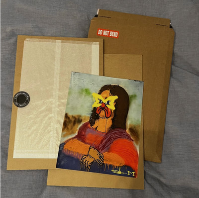 Slawn x Mertra Exclusive London Mona Lisa Print