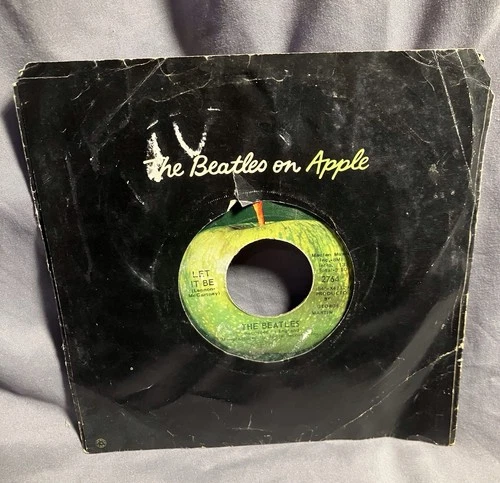 Beatles: Let It Be/You Know My Name - 45 RPM Vintage Vinyl, Apple Label & Sleeve