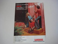 advertising Pubblicità 1974 LANEROSSI VICENZA