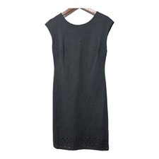 Banana Republic Womens Dress Size 4 Eyelet Hem Professional Career Office Work