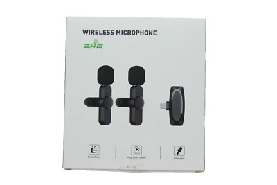 milouz dual wireless lavalier Microphone Iphone Video Recording Podcast