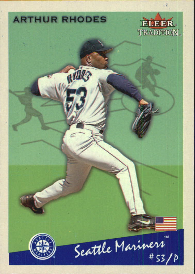 2002 Fleer Tradition Glossy #133 Arthur Rhodes /200 - NM-MT