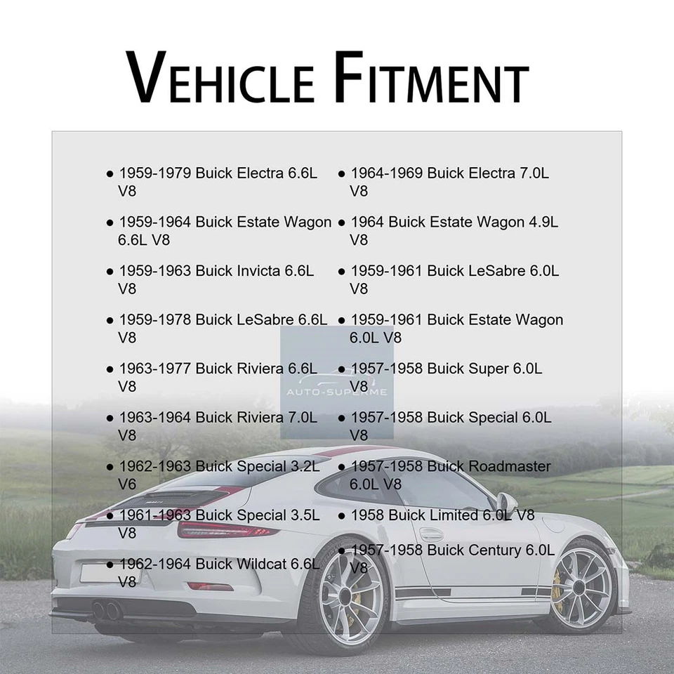 Juego de cepillos de arranque encendido estándar para Buick Estate Wagon 6,6 L Foto 2 de 4