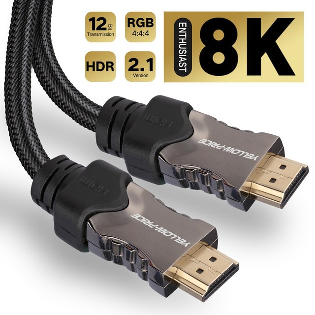 NEW Monster UHD Platinum 48GBPS 75ft Fiber Optic HDMI Cable WHV11011