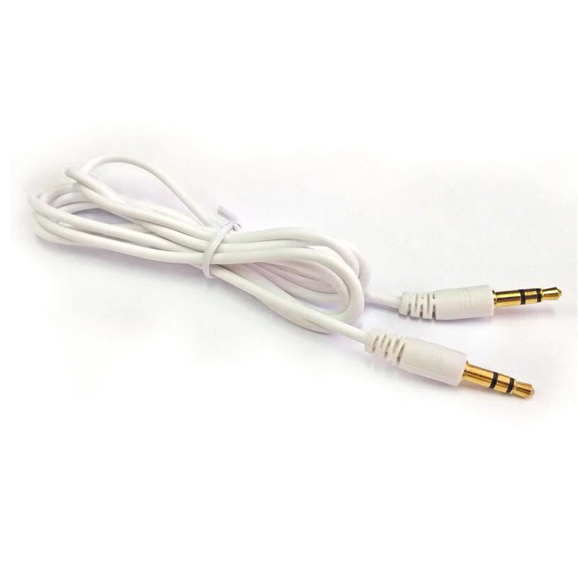 Gold Plated M/M 3.5mm Audio Extension Aux Cable Line-In Cord Male to Male Wire - Image 2 of 3