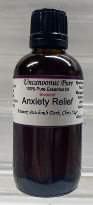 Anxiety Relief 100%  Pure Essential Oil 2 Fl Oz Therapeutic Grade