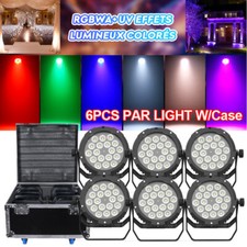 RGBWA UV 270W Waterproof 18LED Par Light DMX Party Light Stage Lighting w/ Case