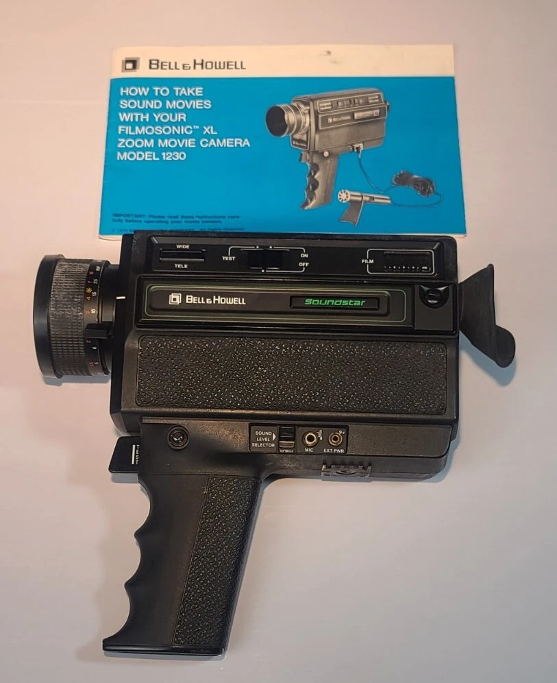 Appareil photo argentique vintage Bell & Howell Filmsonic 1238 Macro 8
