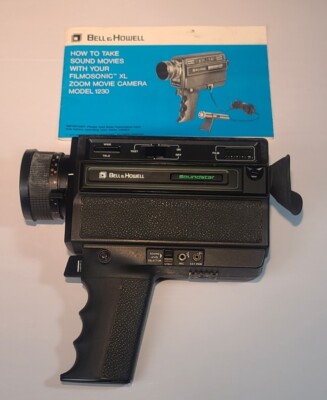 Vintage Bell & Howell 1230 Filmosonic XL Super 8 Movie Camera
