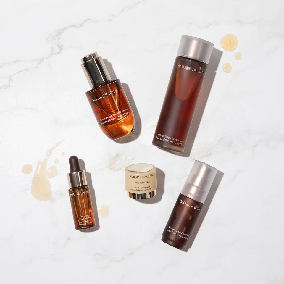 Amore Pacific Vintage Conjunto Ritual Extracto Único Esencia Antienvejecimiento NUEVO SELLADO Foto 2 de 4