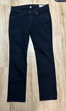 Rag  Bone Skinny Jeans Women  s Mid Rise Black Dark Wash Stretchy Soft Sz 29
