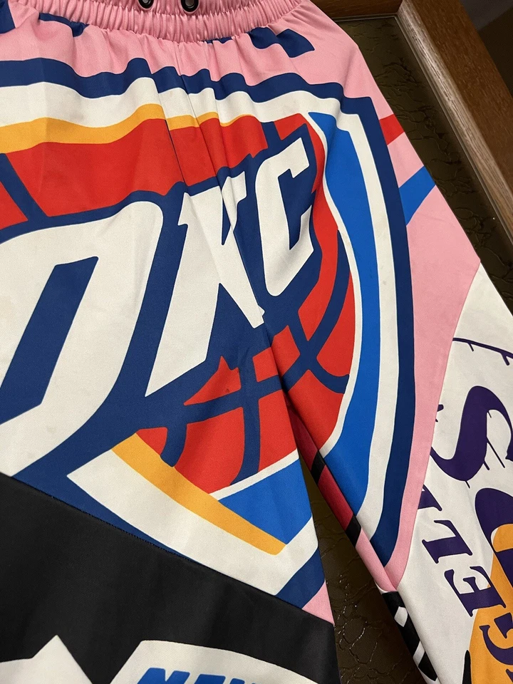 Pantalones deportivos NBA mujer multi club retro talla L Foto 4 de 4