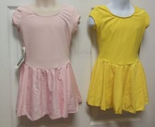 Dance Lined CAP SLEEVE BALLET DRESS MATTE SPANDEX 5 Colors Child sze