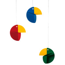 Talking Tree Colored Flensted Modern Danish Decor Hanging Mobile