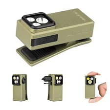 Oclip Ultra Clip-On EDC Light with Flood, Spot, and UV Modes  Built to Last