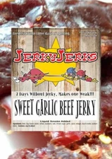 Jerky Jerks Mild Sweet Garlic Premium Beef Jerky 7oz