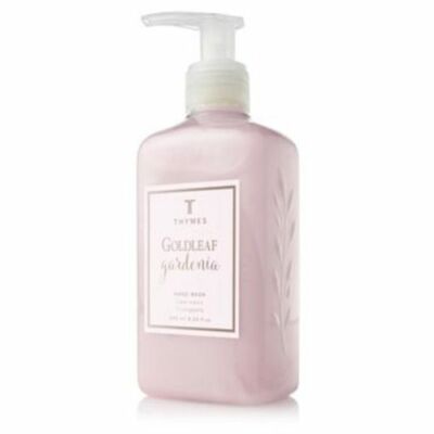 Thymes Goldleaf Gardenia Perfumed Hand Wash with Pump 8.25 fl oz. New SeXy Soap