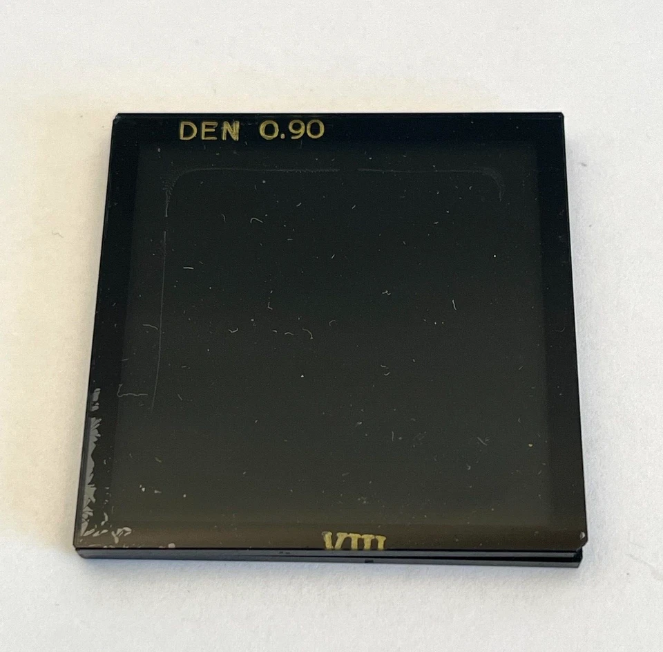 Glass Filters Neutral Density Set of 2 0.90 "V" and "VIII", 2" Square Vintage - Image 4 of 4