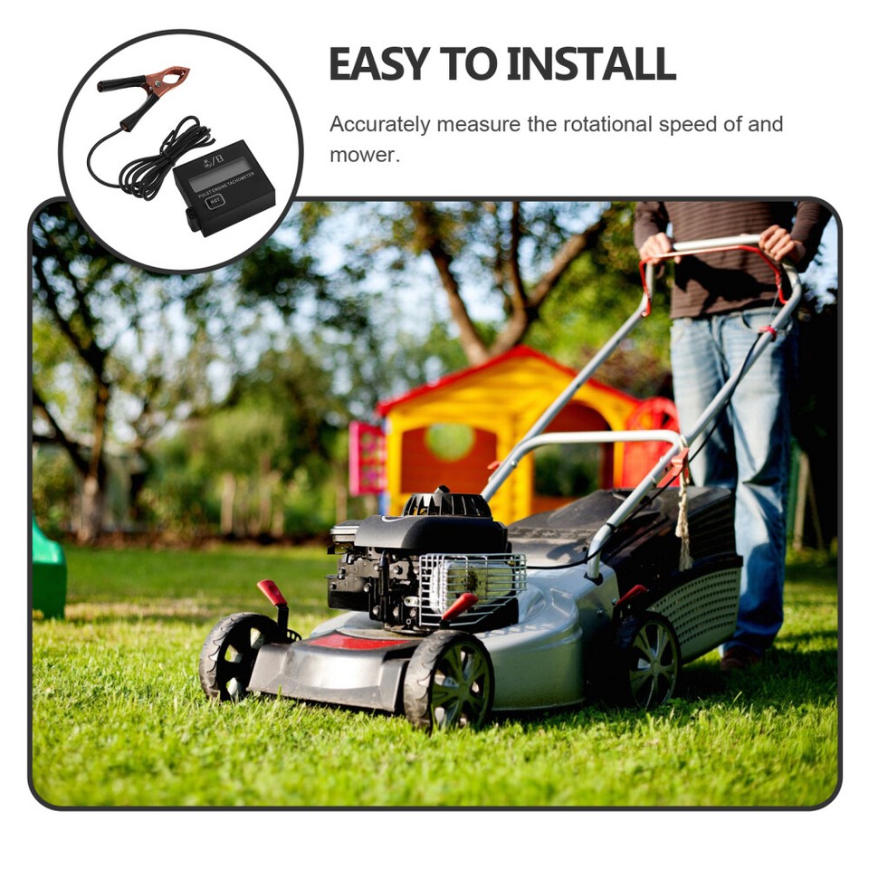 Small Engine Hour Meter Handheld Tachometer for Engines Rpm Tool eBay