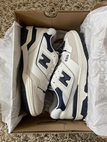 New Balance 550 Navy Blue White Size 